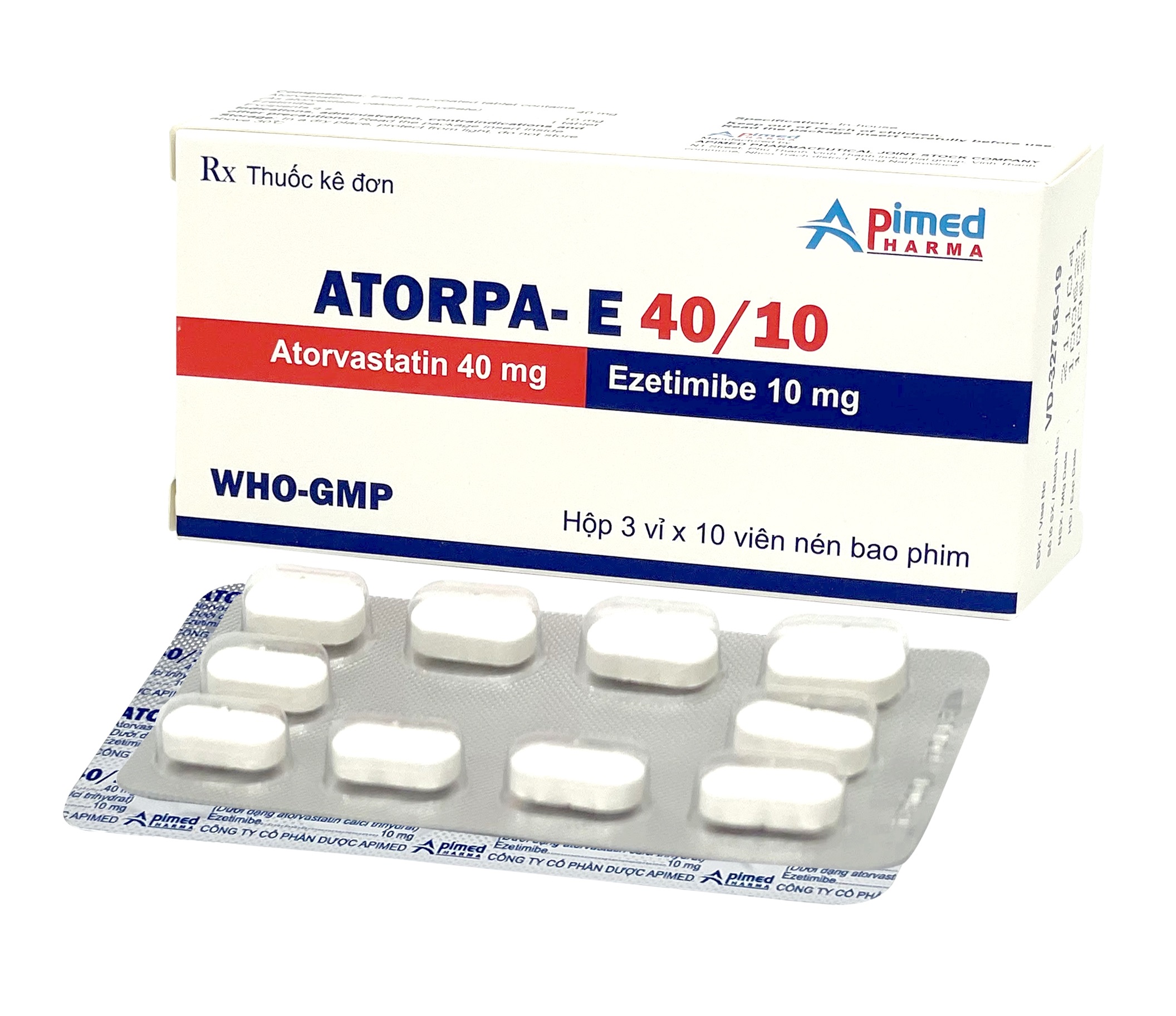 Thuốc Atorpa-E 40/10 Apimed