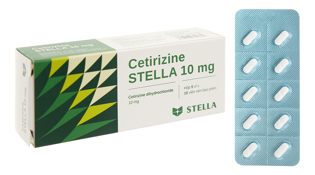 Thuốc Cetirizine 10mg