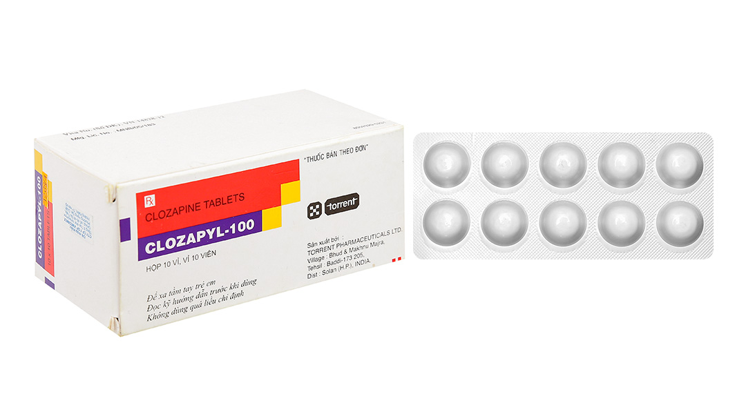 Thuốc Clozapyl 100 Torrent