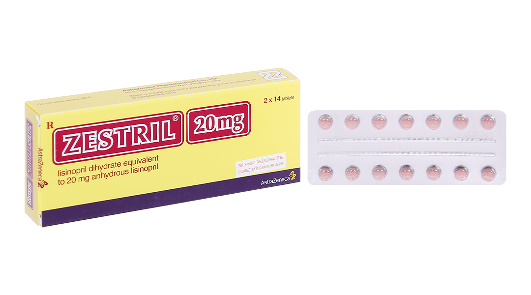 Thuốc Zestril 20mg AstraZeneca