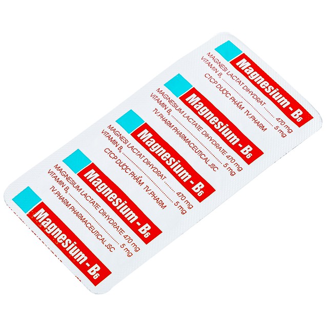 Thuốc Magnesium - B6 TV.Pharm giảm các triệu chứng thiếu hụt magnesi, nôn mửa, khó chịu - Ảnh 3