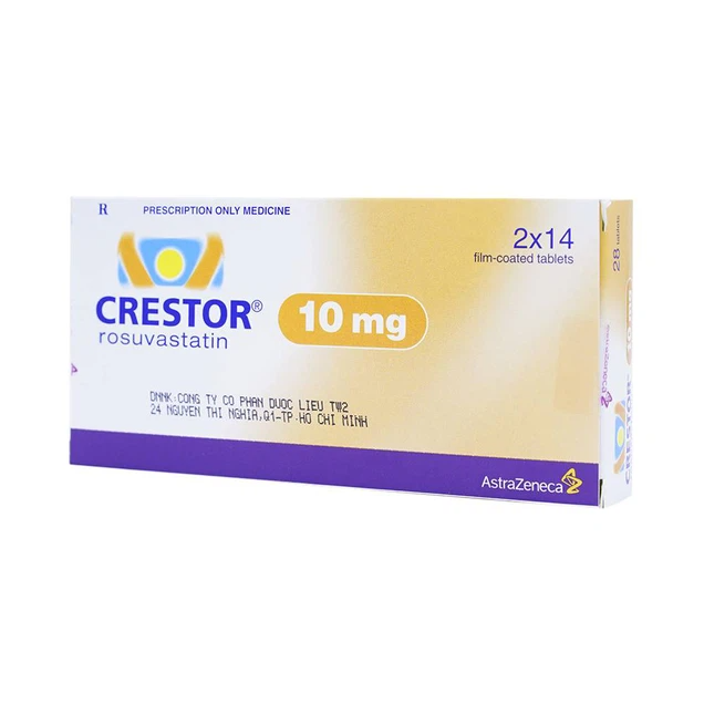 Thuốc Crestor 10mg AstraZeneca