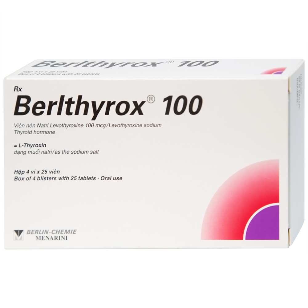 Thuốc Berlthyrox 100 Menarini