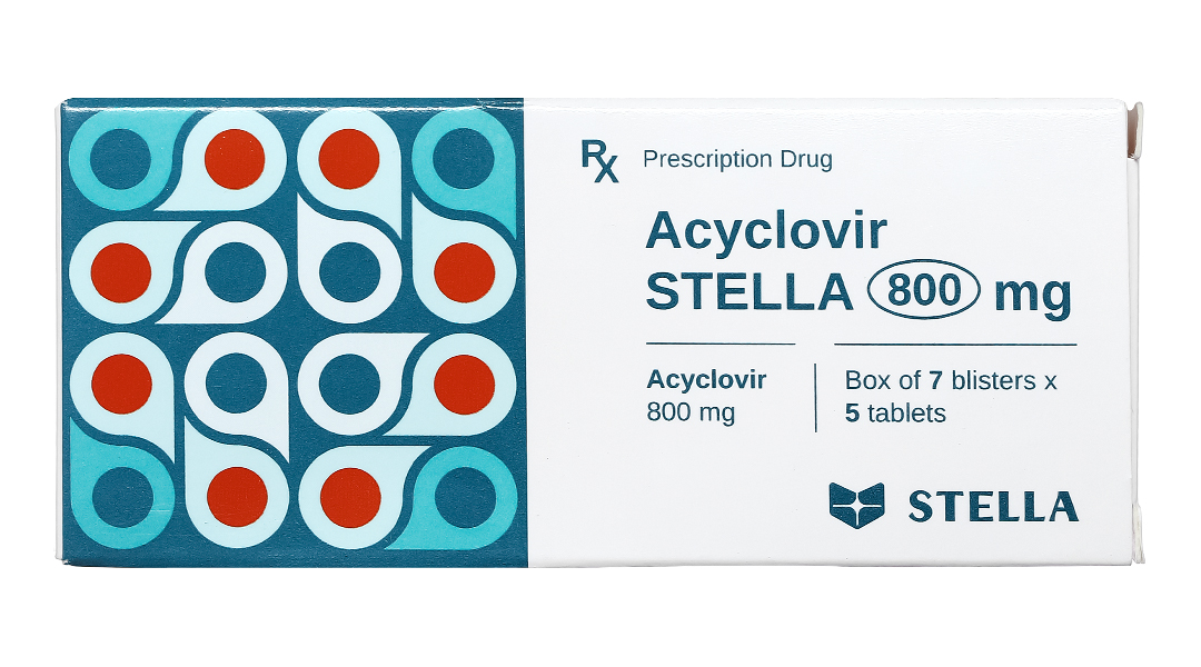 Thuốc Acyclovir Stella 800mg