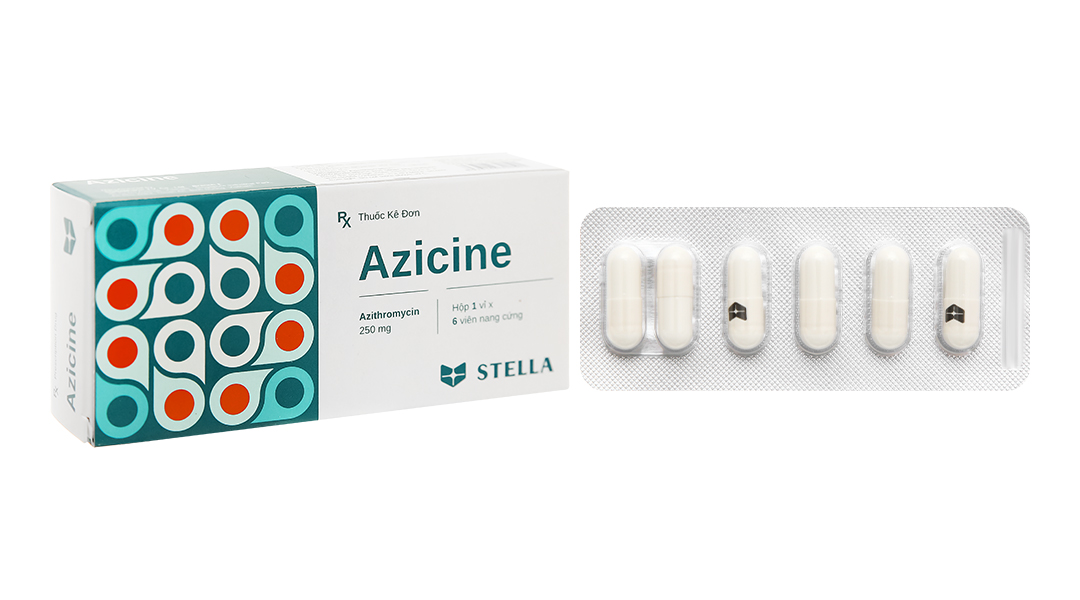 Thuốc Azicine 250mg Stella