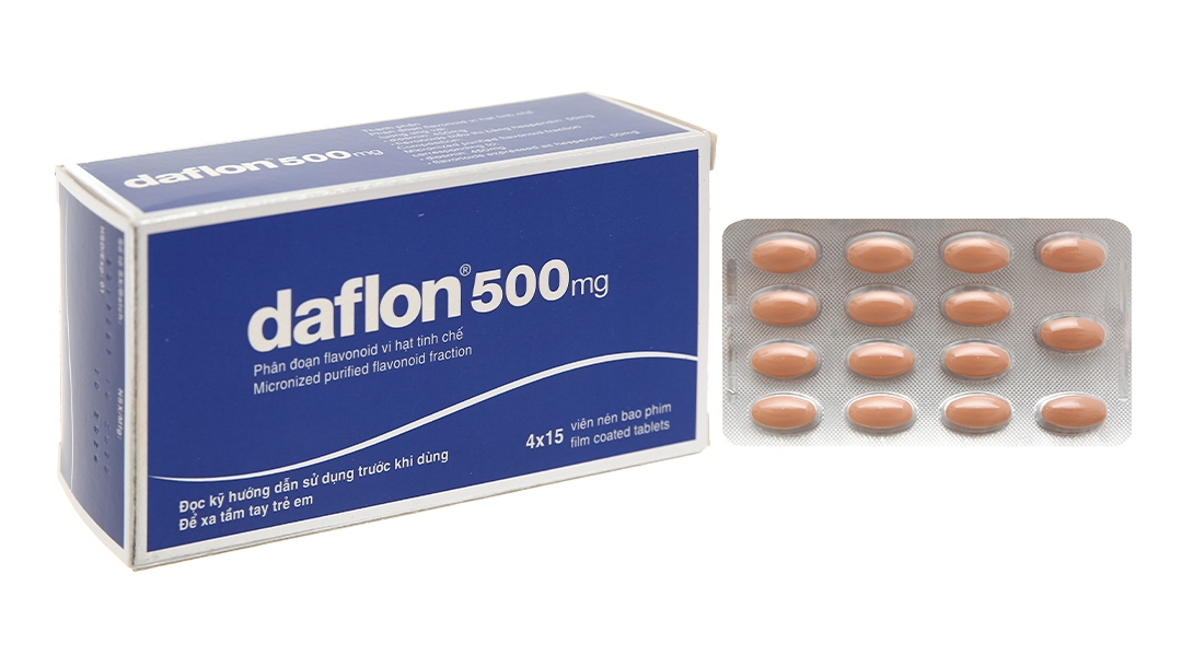 Thuốc Daflon 500mg Servier