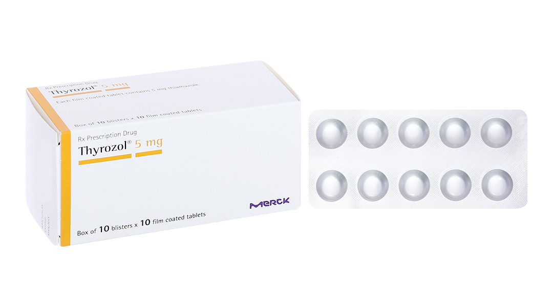 Thuốc Thyrozol 5mg Merck