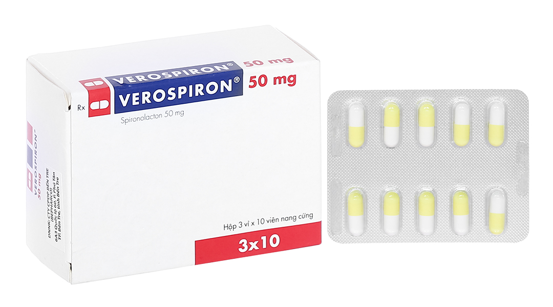 Thuốc Verospiron 50mg Gedeon