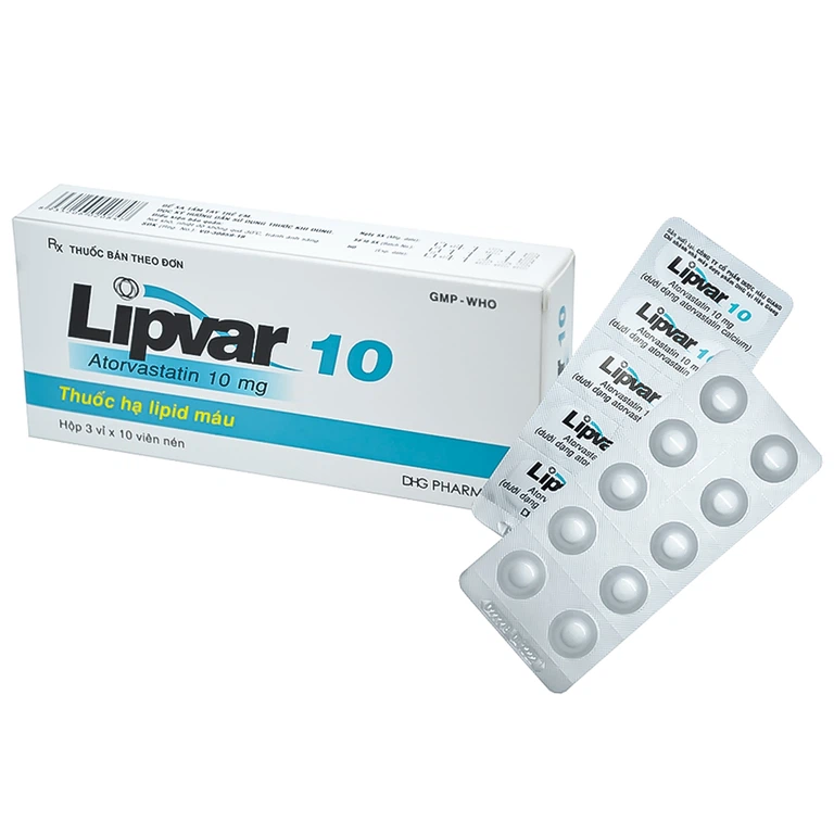 Thuốc Lipvar 10 DHG Pharma