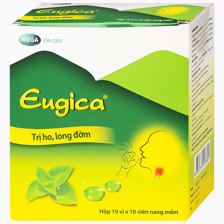 Thuốc Eugica MEGA We care điều trị ho đờm, cảm cúm, sổ mũi