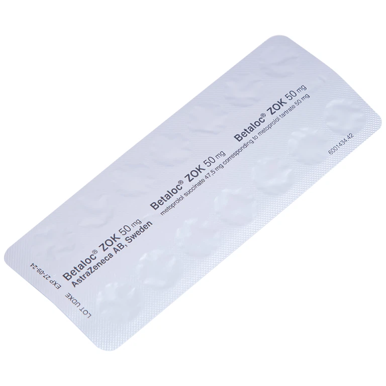 Thuốc Betaloc Zok 50mg AstraZeneca - Ảnh 4