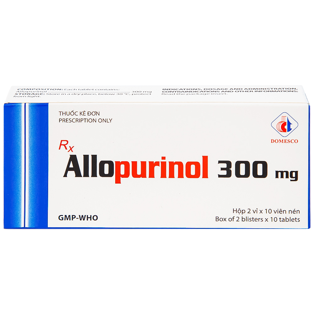 Thuốc Allopurinol 300mg Domesco