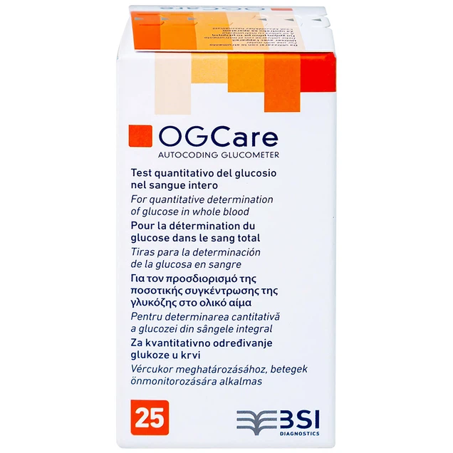 Que thử đường huyết dùng cho máy đo đường huyết OgCare (25 Cái) - Ảnh 2
