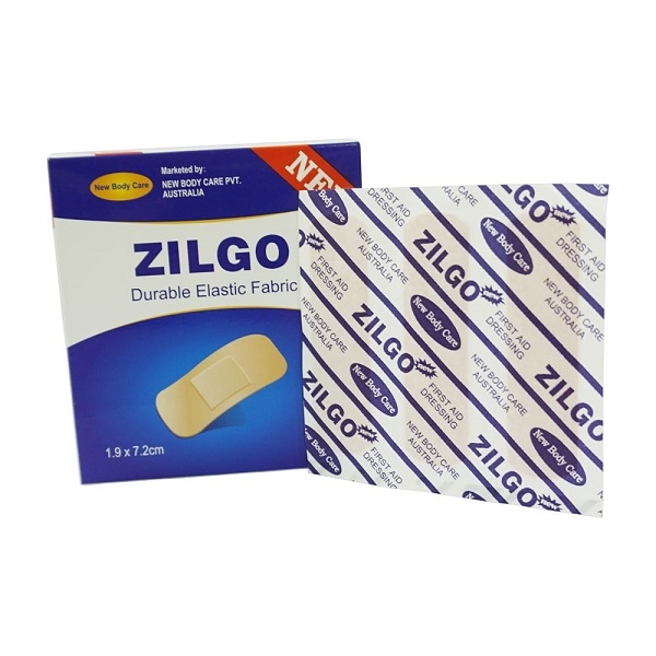 Băng dính cá nhân Zilgo 1.9 x 7.2cm New Body Care