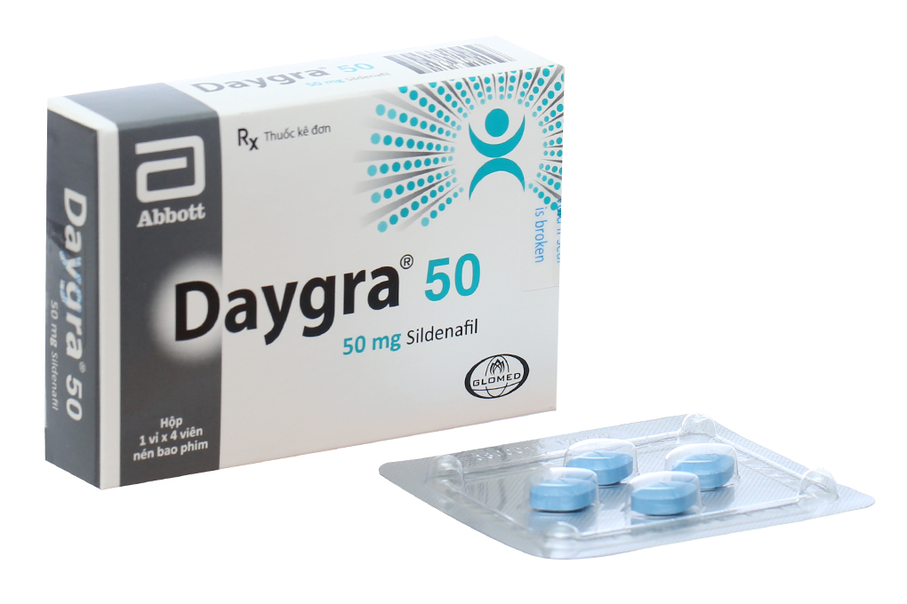 Thuốc Daygra 50 Abbott điều trị rối loạn cương dương