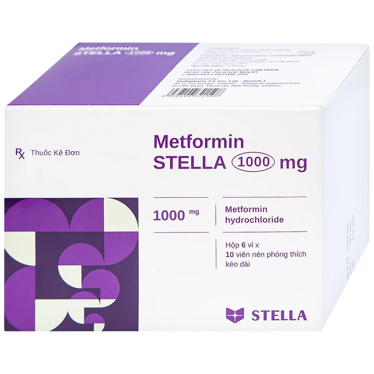 Thuốc Metformin Stella 1000mg