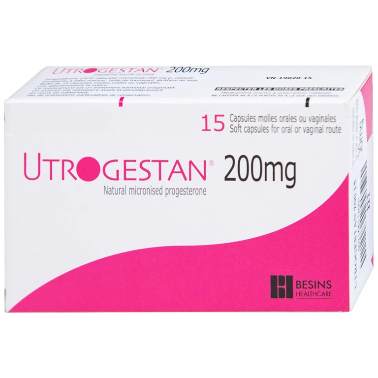 Thuốc Utrogestan 200mg Besins