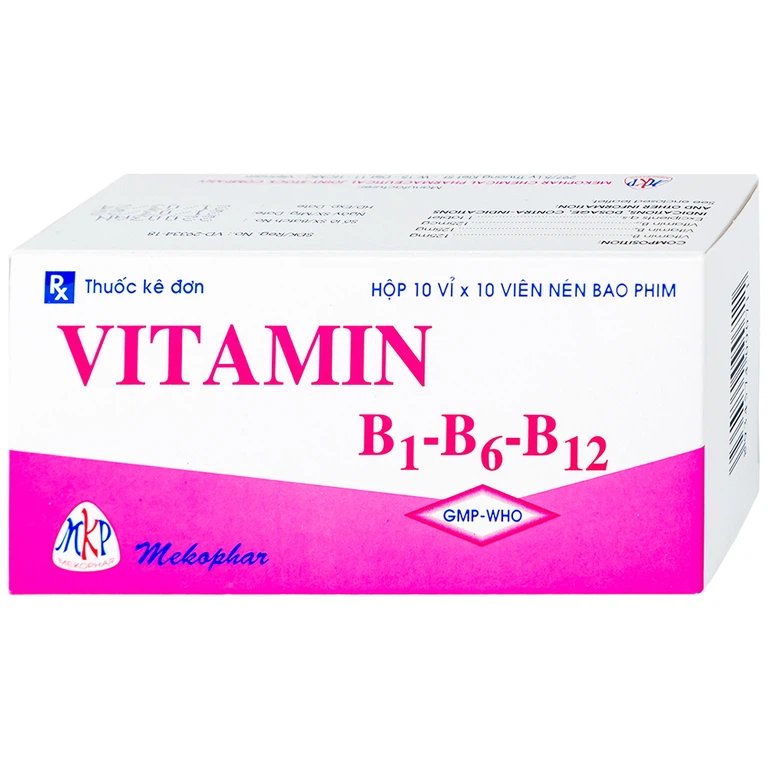 Thuốc Vitamin B1 - B6 - B12 Mekophar