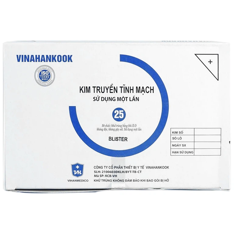 Kim bướm 25 Vinahankook truyền tĩnh mạch