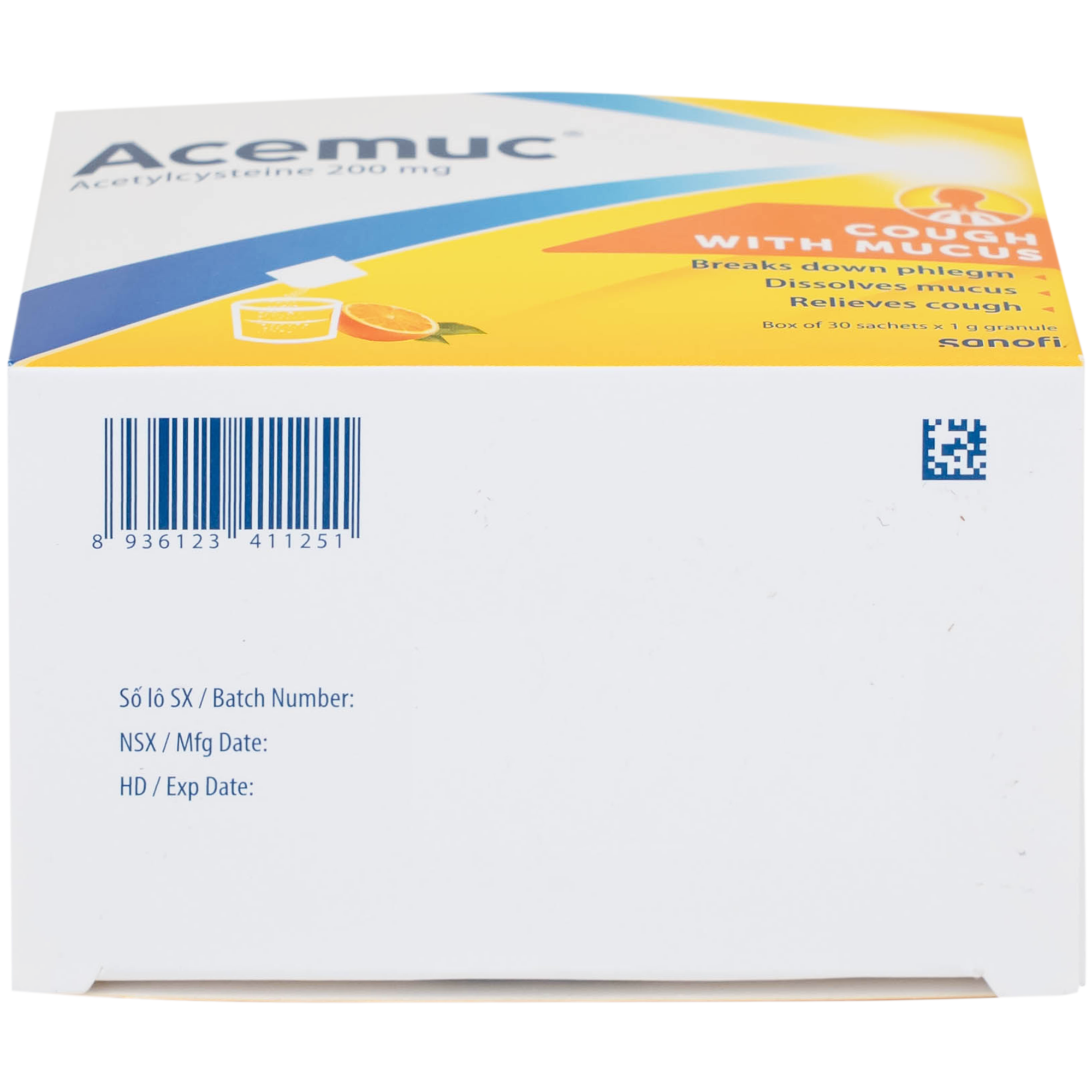 Thuốc Acemuc 200mg Sanofi long đàm, tiêu nhầy, giảm ho - Ảnh 4