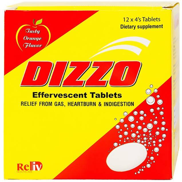 Viên sủi Dizzo Reliv hỗ trợ tiêu hóa, giảm triệu chứng đầy hơi, ợ hơi, khó tiêu - Ảnh 2