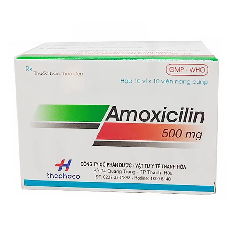 Thuốc Amoxicilin 500mg Thephaco