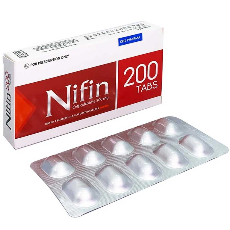 Thuốc Nifin 200 Tabs DHG