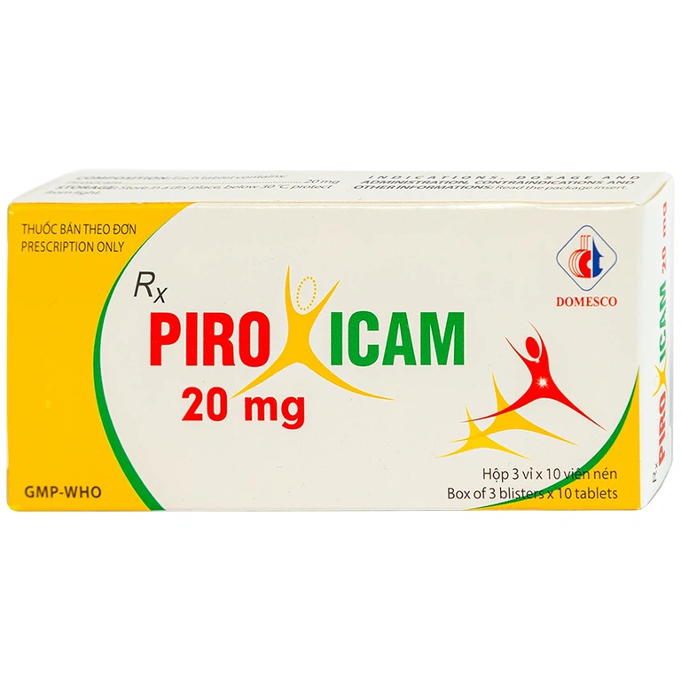 Thuốc Piroxicam 20mg Domesco