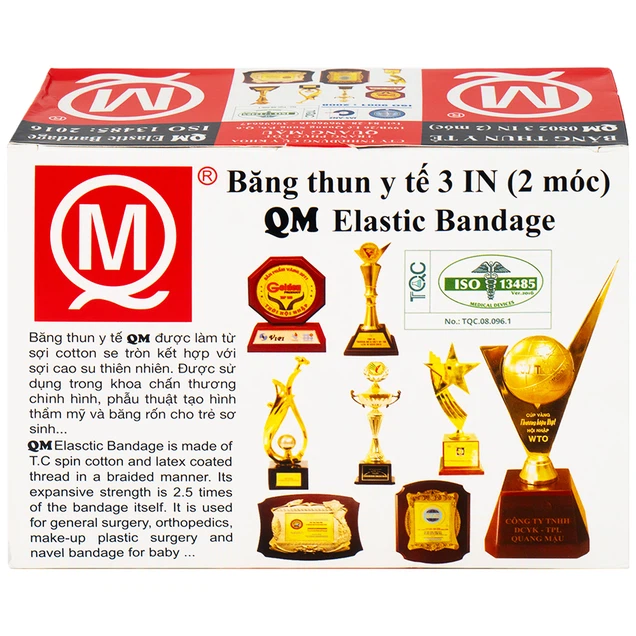 Băng thun 2 móc Minh Quang dùng để băng nén ép cầm máu, cố định khớp - Ảnh 2