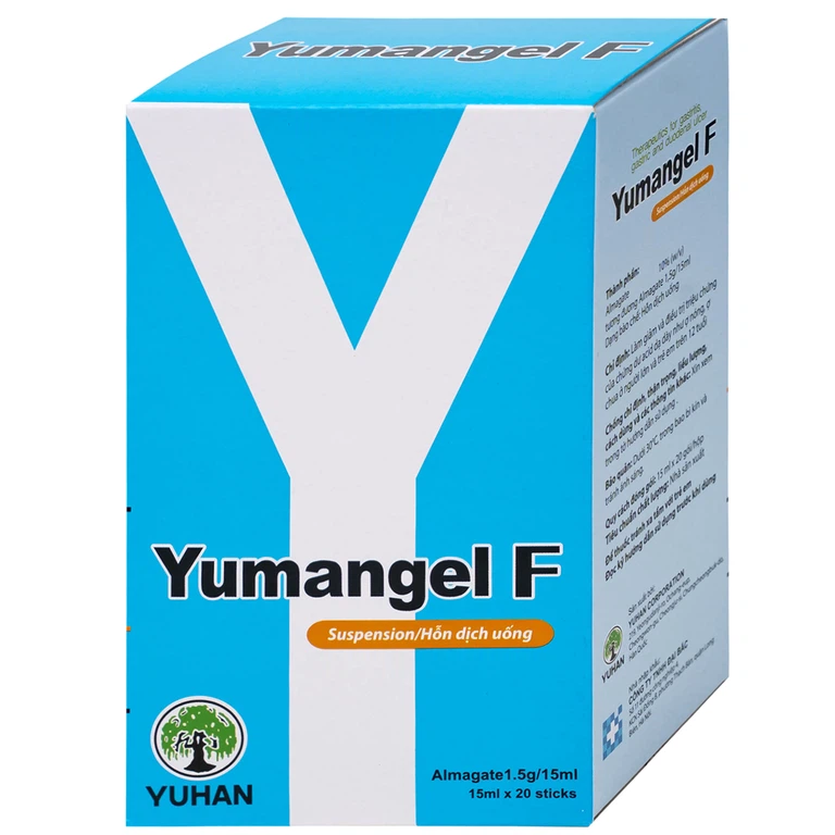 Hỗn dịch uống Yumangel F Yuhan kháng acid và cả thiện loét dạ dày - tá tràng