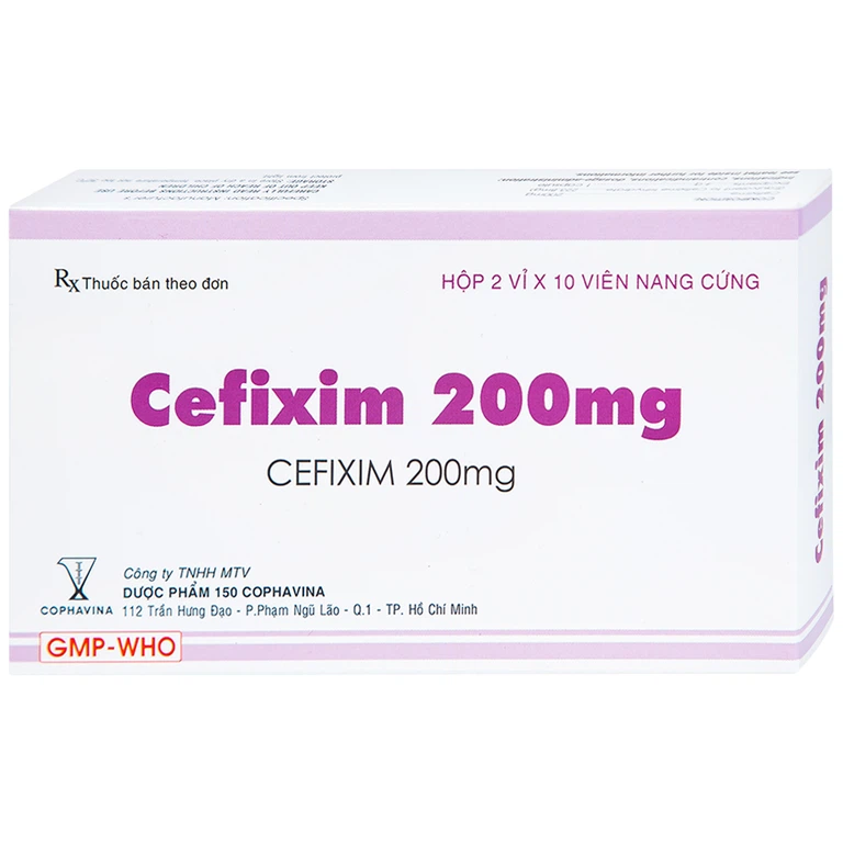Thuốc Cefixim 200mg Cophavina