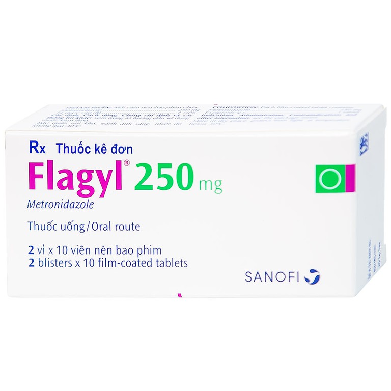 Thuốc Flagyl 250mg Sanofi điều trị nhiễm khuẩn