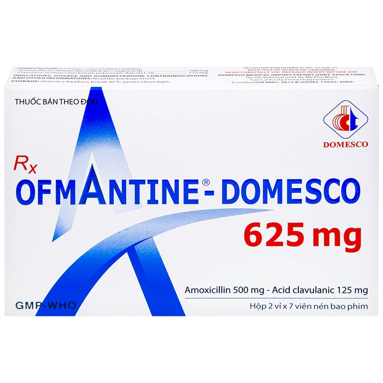 Thuốc Ofmantine Domesco 625mg