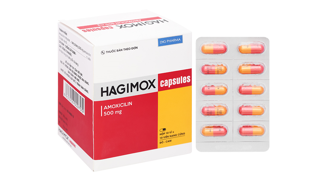 Thuốc Hagimox Capsules 500mg DHG