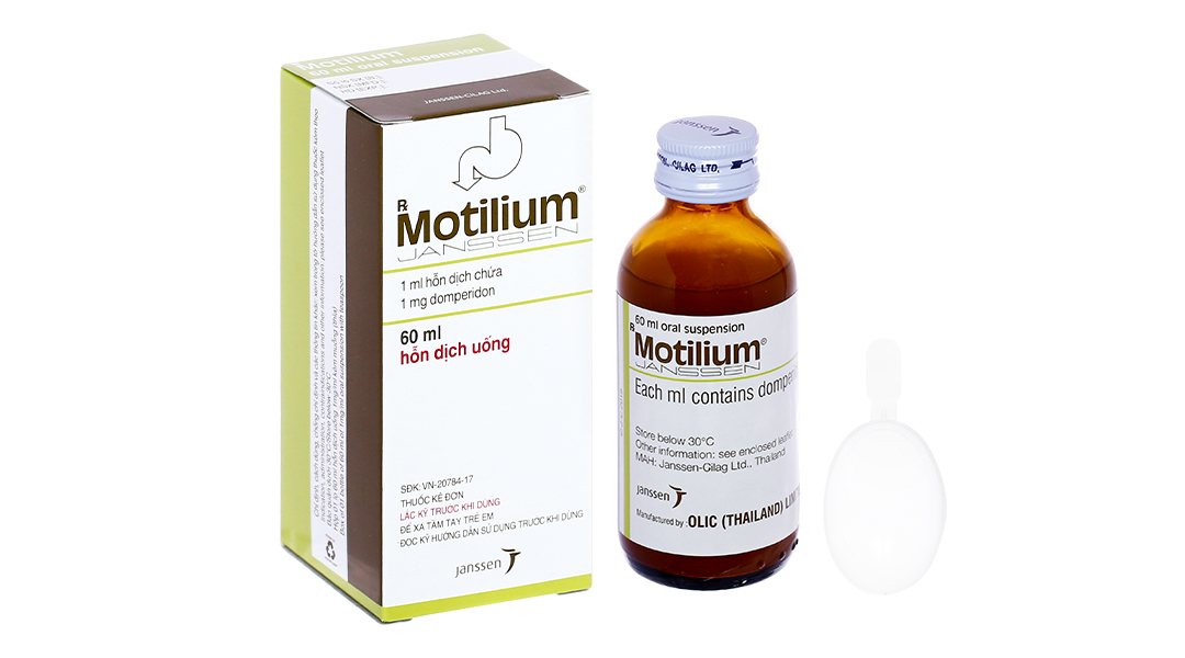 Hỗn dịch uống Motilium Janssen điều trị triệu chứng nôn và buồn nôn (60ml)