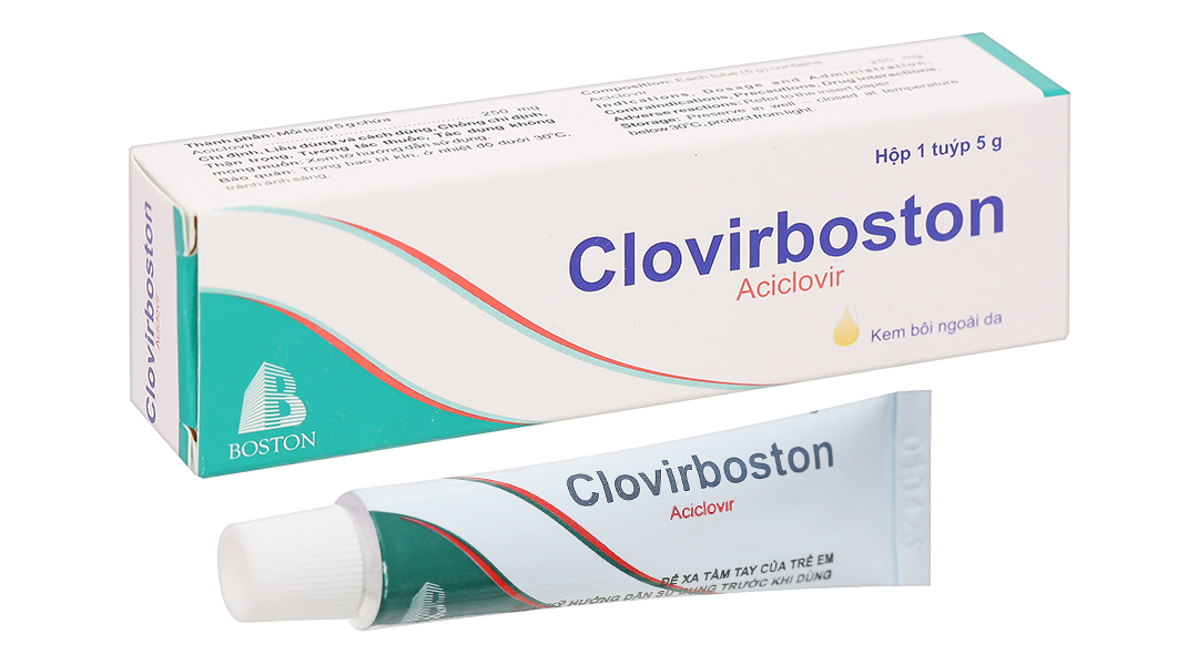 Thuốc Clovirboston điều trị nhiễm Herpes Simplex môi và mặt khởi phát và tái phát