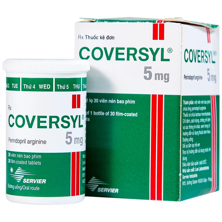 Thuốc Coversyl 5mg Servier