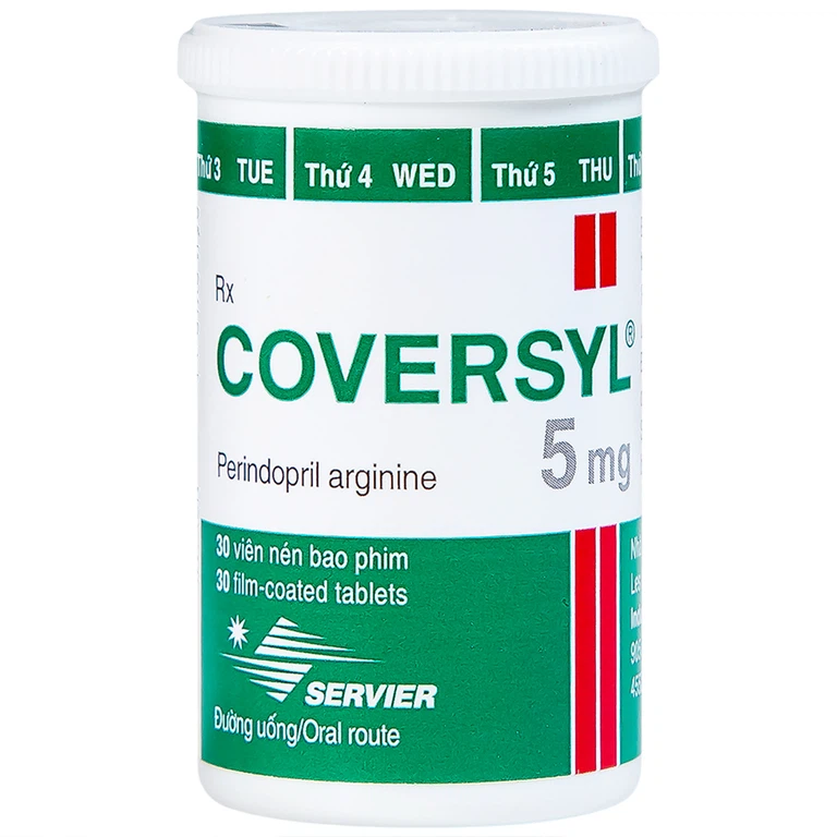 Thuốc Coversyl 5mg Servier - Ảnh 2