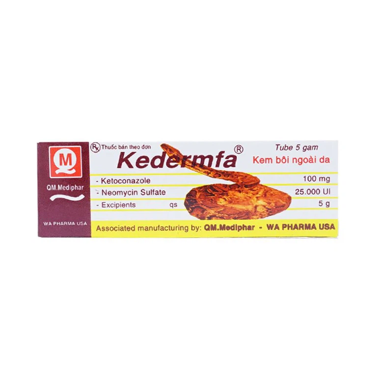 Kem bôi da Kedermfa QM. Mediphar