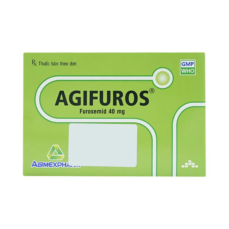 Thuốc Agifuros 40mg Agimexpharm điều trị phù phổi cấp, phù do tim, gan, thận