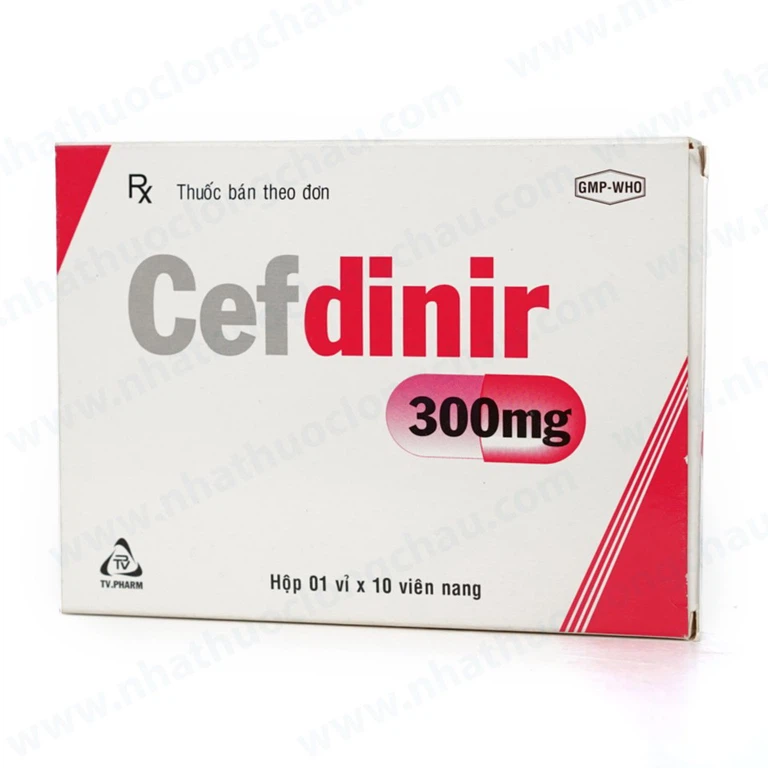 Thuốc Cefdinir 300mg TV.Pharm