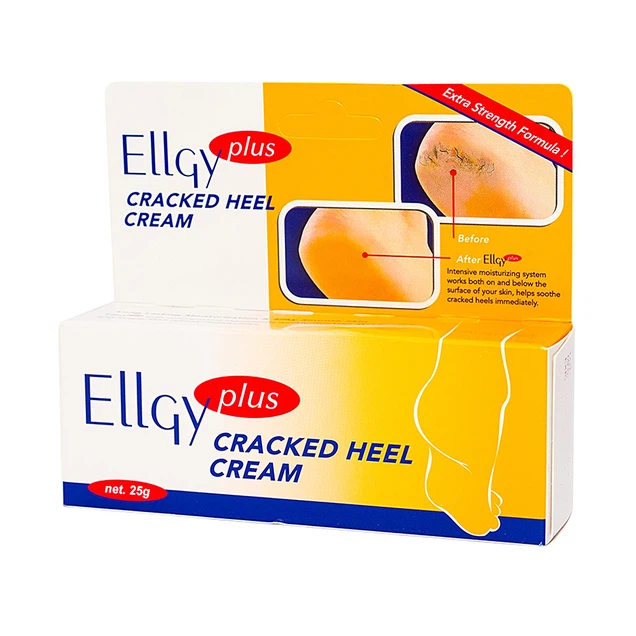 Kem Ellgy Plus Cracked Heel Cream hỗ trợ điều trị nứt gót chân, làm mềm các vết chai