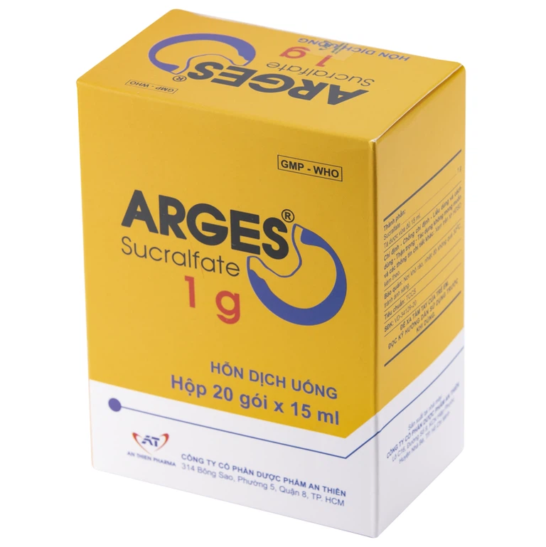 Thuốc Arges Sucralfate 1g An Thiên
