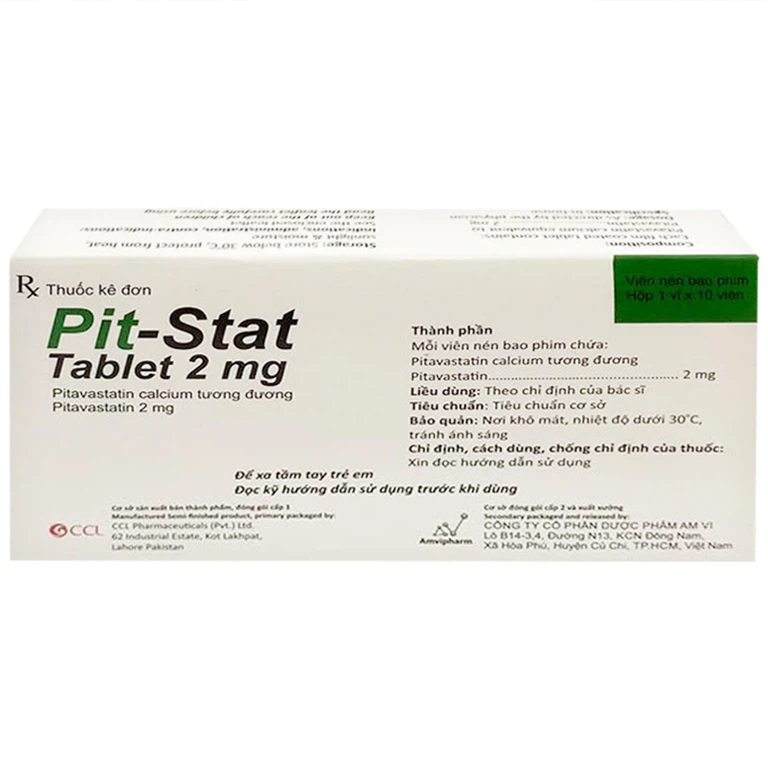 Thuốc Pit-Stat 2mg Am Vi