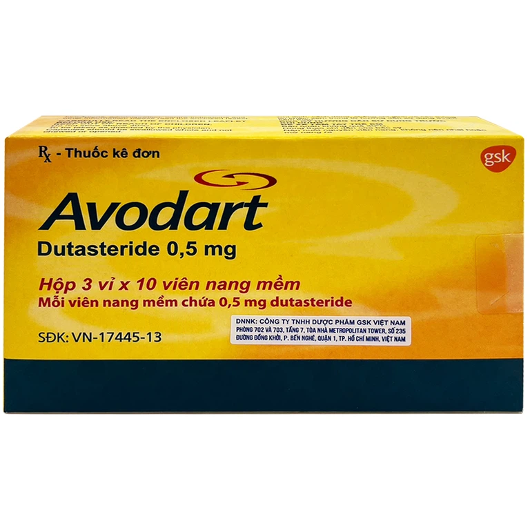 Thuốc Avodart 0.5mg GSK