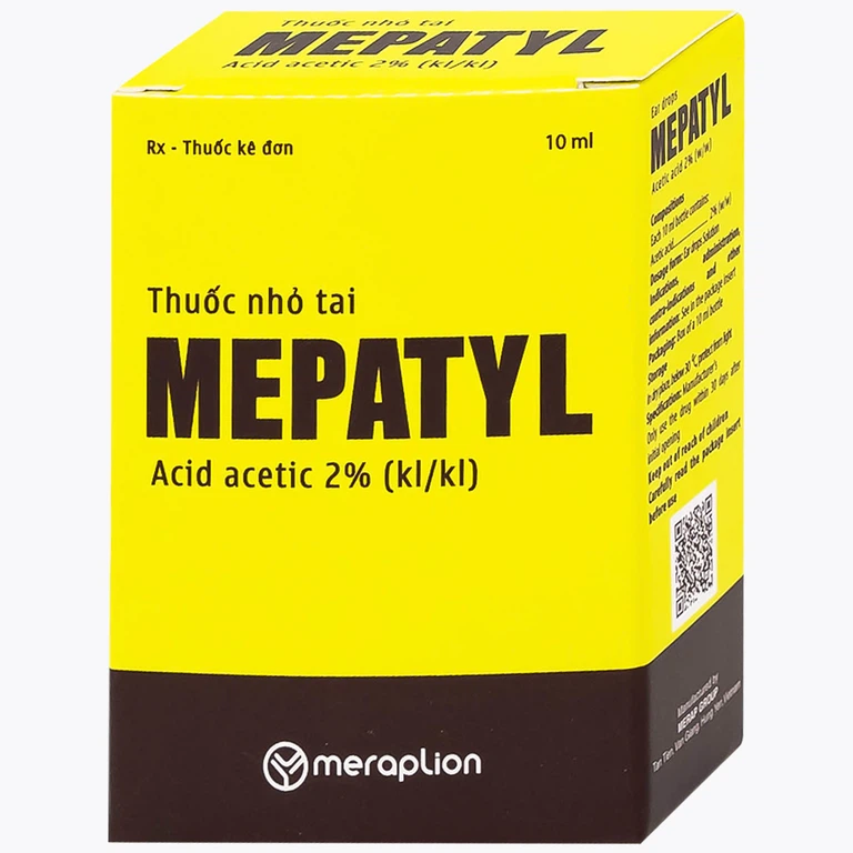 Thuốc nhỏ tai Mepatyl 10ml Merap - Ảnh 2