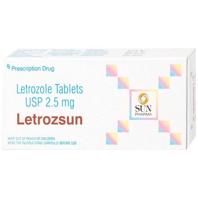 Thuốc Letrozsun 2.5mg Sun Pharma