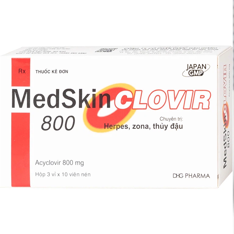Thuốc MedSkin Clovir 800 DHG