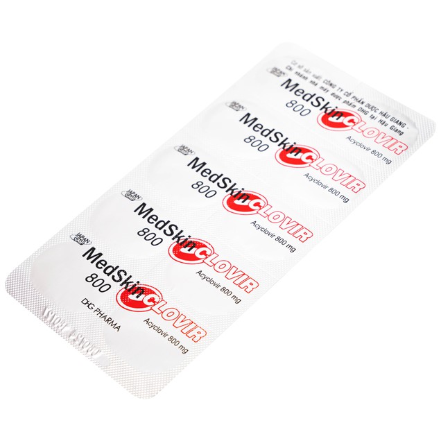 Thuốc MedSkin Clovir 800 DHG - Ảnh 3