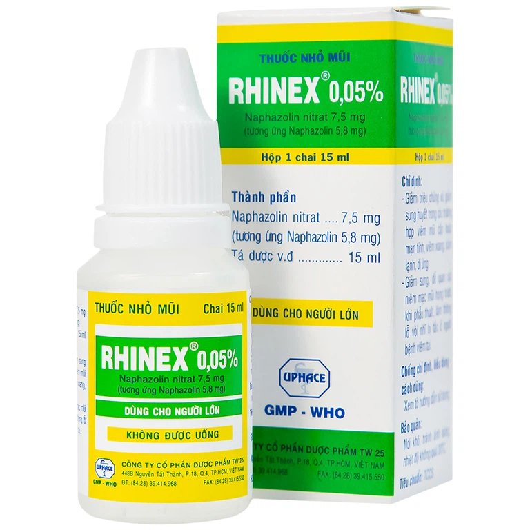 Thuốc nhỏ mũi Rhinex 0.05% Uphace